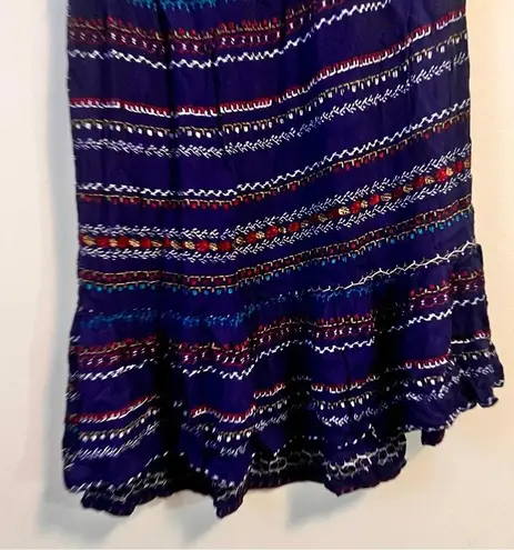 Xhilaration  Women's Off Shoulder Boho Print Dress Sz M