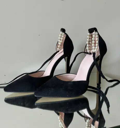 SheIn Black Pearl Heel