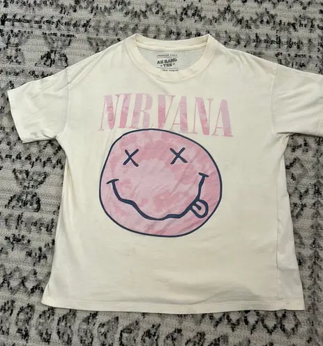 American Eagle Nirvana graphic tee shirt