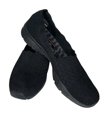Skechers  Classic‎ Fit Memory Foam Black Shoes - Image 1