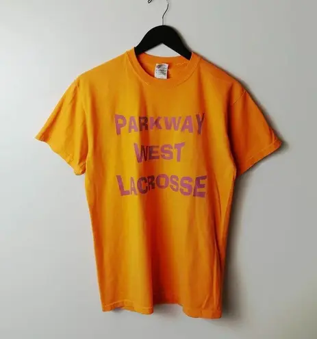 00s Vintage Parkway West Lacrosse Motivational T Shirt Team Sports Graphic Tee Size M
