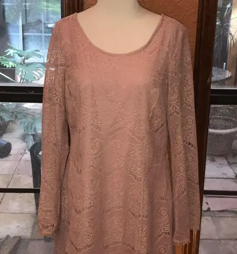 Xhilaration Dress pink lace