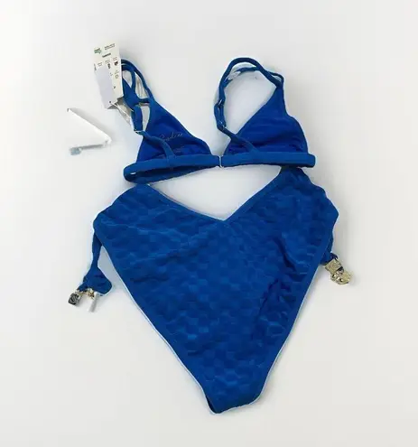 Bydee Prague Bikini Top Small / Thasos Bottom Large Cobalto Blue Swim Set