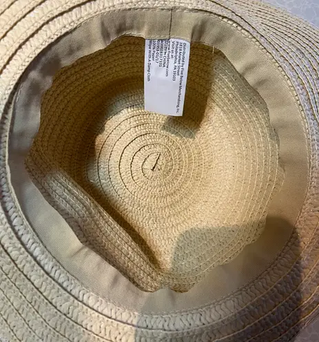 Trendy Vibes | ladies straw “Wish you were here” floppy sun hat.