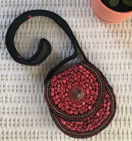 Handmade Red Jasper Purse Multiple