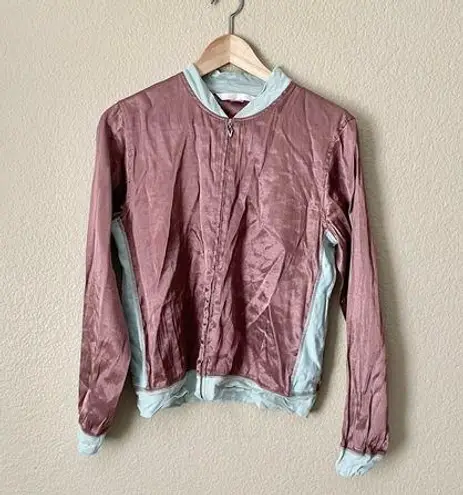 Victoria's Secret  satin lightweight bomber jacket
