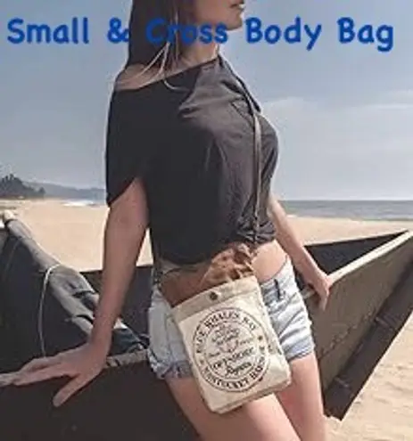 Myra Bags NWT Myra Bag Sailing Anchor Canvas Shoulder Bag S-1040