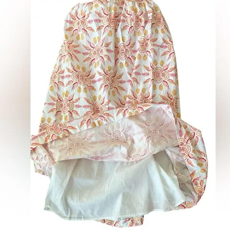 Hill House Sydney Nap Dress Orange Shell Mosaic Cotton Seashell Vacation Size XS