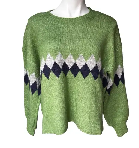 Coco + Carmen Cateline Sweater in Green, Sz L/XL