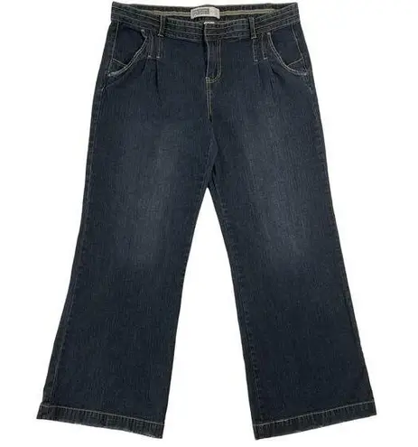 Route 66 Women's Wide Leg Dark Wash Jeans 14/15 Classic Fit