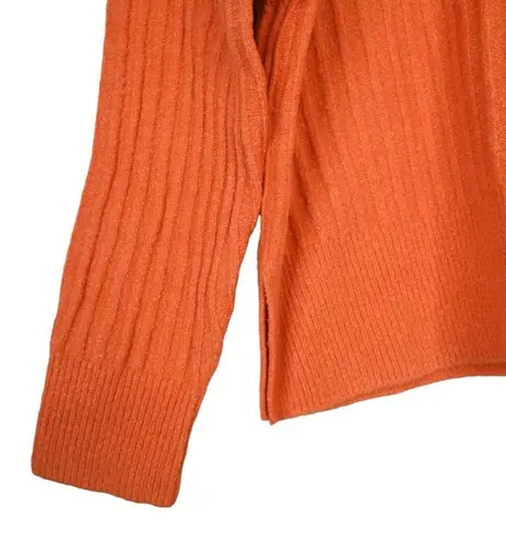 Pistola Womens Small Zoe Relaxed Polo Sweater in Burnt Orange NEW