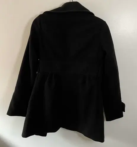 JACK Felted Pea Coat Black