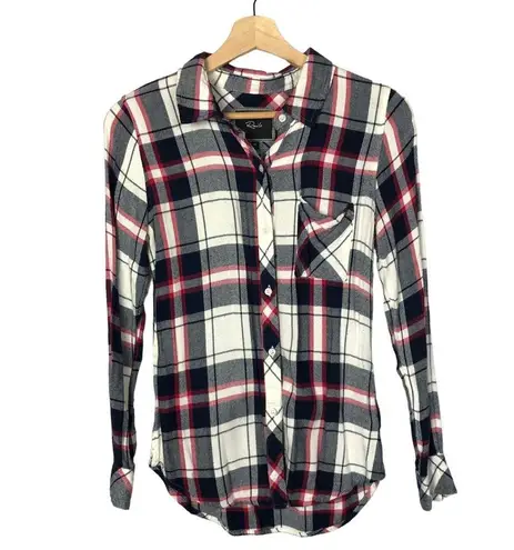 Rails Hunter Patriot Cranberry Plaid Long Sleeve Button Down XS