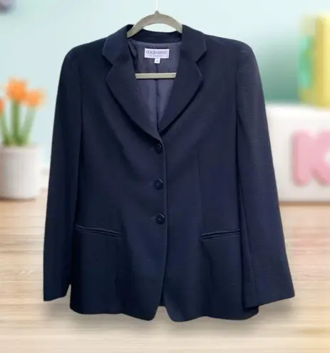 Giorgio Armani Le Collezioni Black Jacket & Skirt Suit