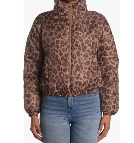 Nordstrom Puffer Jacket animal print ABOUND/ small NEW WITH TAGS