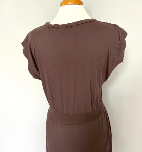 Velvet By Graham And Spencer Dark Gray MIDI Dress