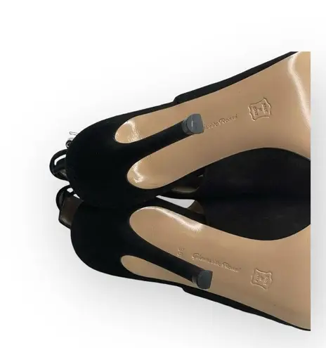 Gianvito Rossi š’€Stiletto Heel Slingback Sandals š’€Black š’€36 6M š’€Logo Dustbag