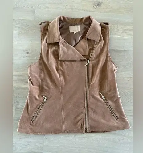 Gibson Latimer faux suede vest women’s size large