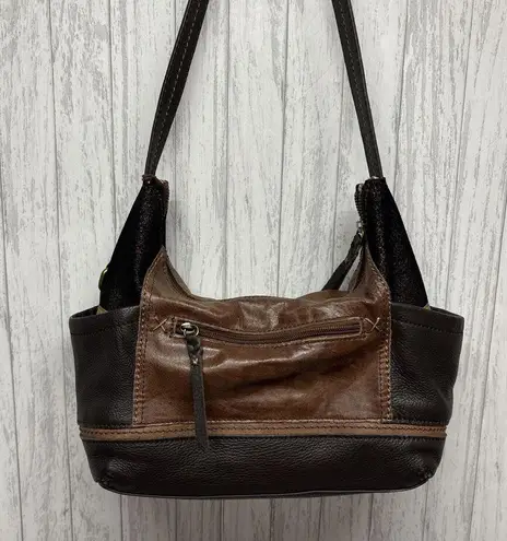 The Sak Womens Hobo Patchwork Leather Bag EUC