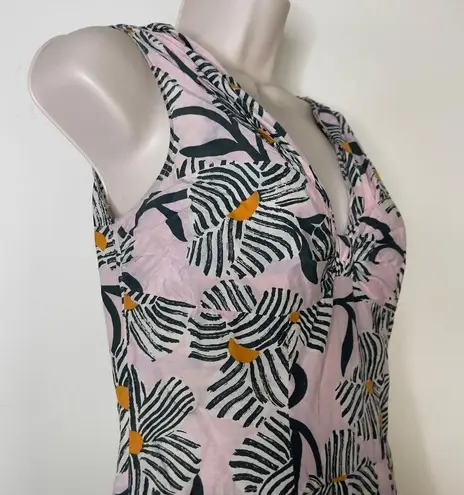 Moschino Cheap & Chic DRESS Cotton Blend Pink Floral Print Romantic Dress sz 8