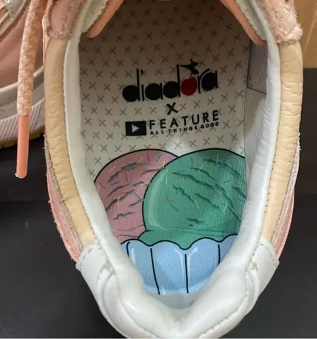 DIADORA X Feature N9000 “Ice Cream” Strawberry Peach Nougat Unisex Sneakers 6.5