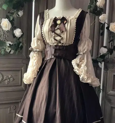 Steampunk Black Brown Corset Belt Vest Harness New