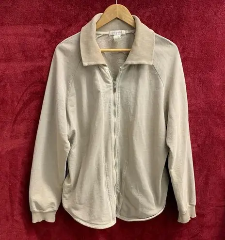 Fresh Produce B18-Women's Jacket, Size L, Beige Y2K