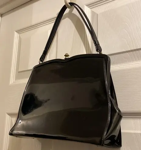 Vintage 1960’s Patent Black Theodor California Handbag