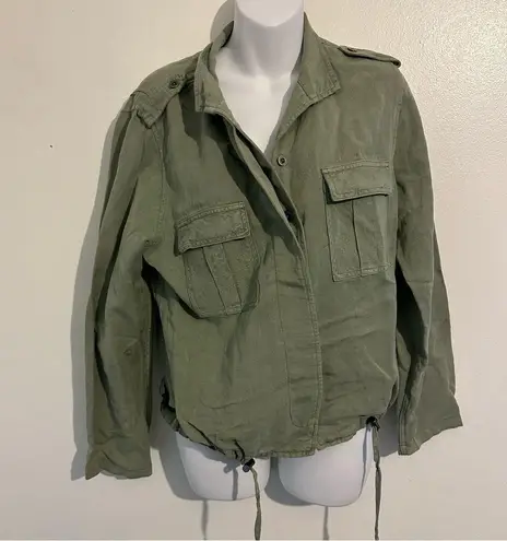 Rails Collins Women's Utility Jacket in Sage Green Size Small