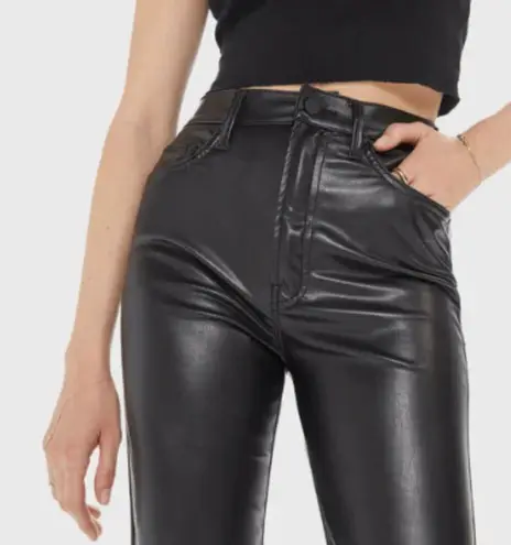 NEW Mother The High Waisted Rider Ankle Pants in Wax On Wax Off