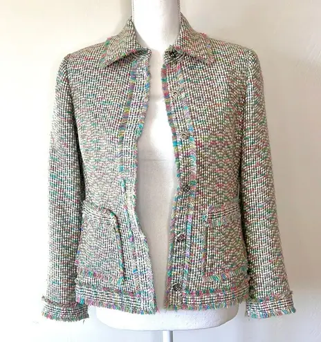 Doncaster  Colorful Tweed Silk Blazer