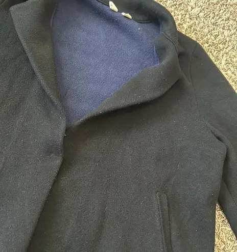 Anthropologie Moth Carey Blazer Cardigan Jacket Sz L Black Size L