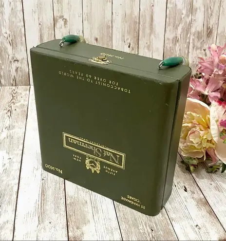 Vintage Nat Sherman Tobacco Cigar Box Handbag