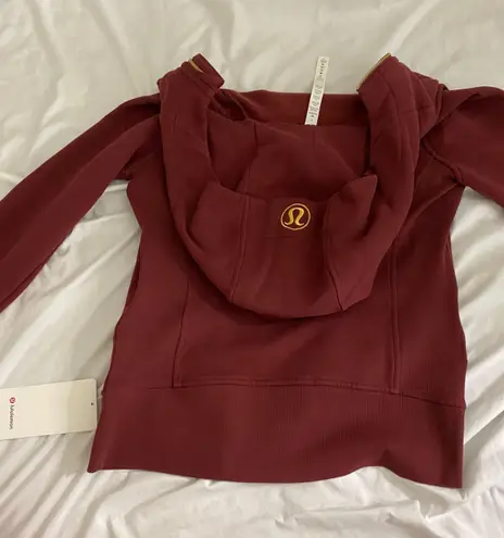 Lululemon Scuba Hoodie Red Full Zip