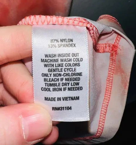 Ocean + Coast Orange All Over Print Athletic Tank Dress women's size medium