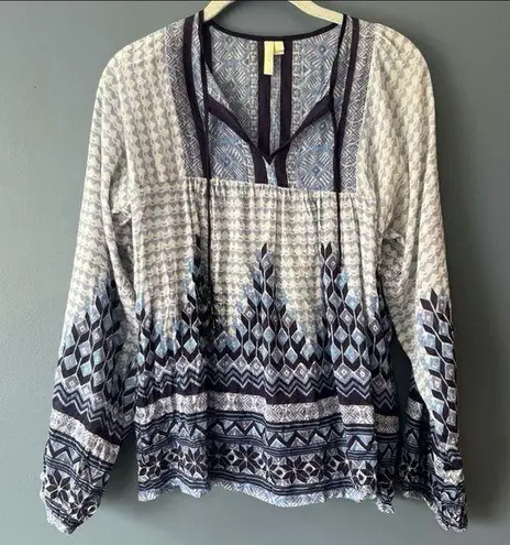 IRO Printed Long Sleeve Top