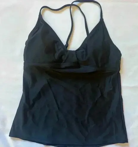 Athleta  Knot Front Tankini, Black SIZE 34
B/ C - Image 1