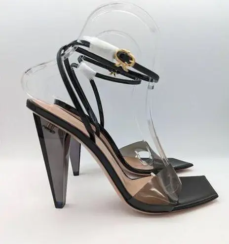 Gianvito Rossi  Odyssey Heel Squared Toe Sandal 37