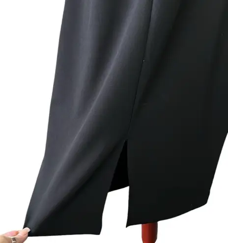 Bisou Bisou Black Dress with Crystal Belt