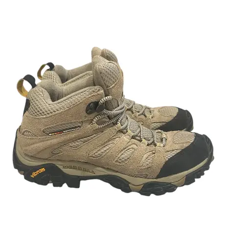 Merrell Moab 2 Vent Hiking Shoes Tan Beige Suede Womens Sz 8 (J86592)