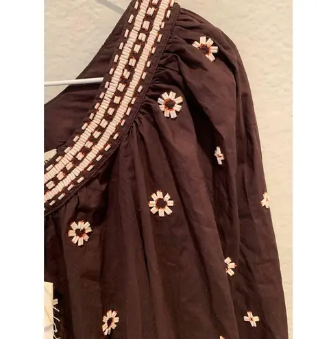 Ulla Johnson NWT Adama Beaded Long Sleeve Minidress Size 4