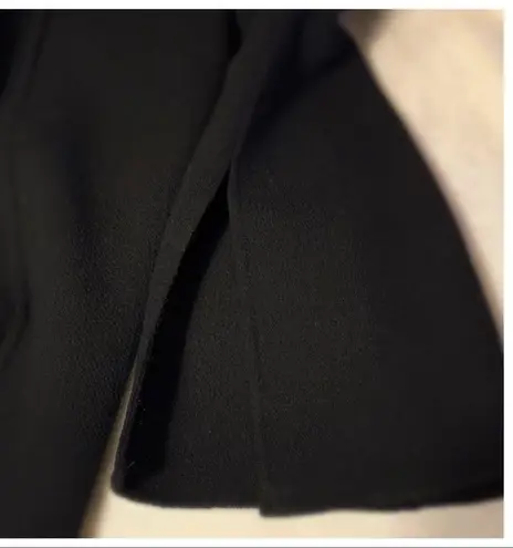 Ellen Tracy Rare Linda Allard/ Black Crepe Wool Top Size 14