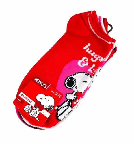 Peanuts Snoopy and Woodstock Valentine’s Socks