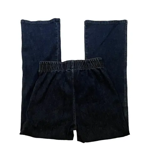 Soft Surroundings Pull On Flare Leg Denim Pant, Sz M