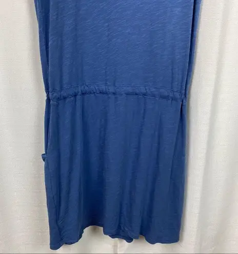 Sundry  Blue Cotton Slub Knit Waist Tie Dress Sz.2(M) NWT