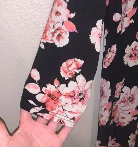 Larace clothing Larace V-Neck Loose Fit Flowy Long Sleeve Tunic Top Plus Size Women