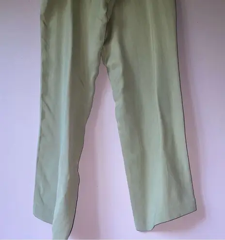 Vintage Galinda Wang Size 12 100% Silk Trouser Pants White