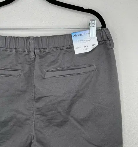 Abound Gray Women's 4" Stretch Pull On Elastic Waist Shorts Size Large NWT