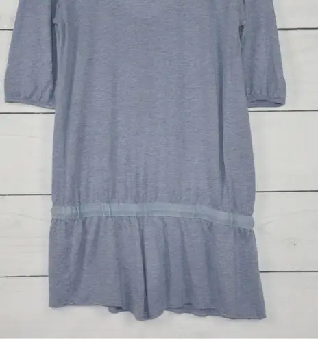 Deletta | Anthropologie Blue Top Blouse Size Small