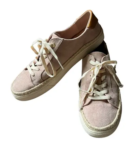 Magellan outdoors  light pink suede sneakers